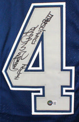 Randy White Autographed Blue Pro Style Jersey w/2 Insc.- Beckett W Hologram Auth
