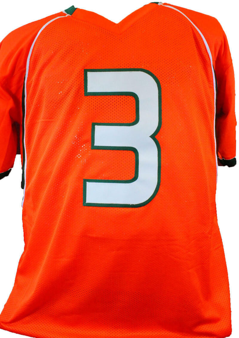 Frank Gore Autographed Orange College Style Jersey- JSA W Authenticated *Black
