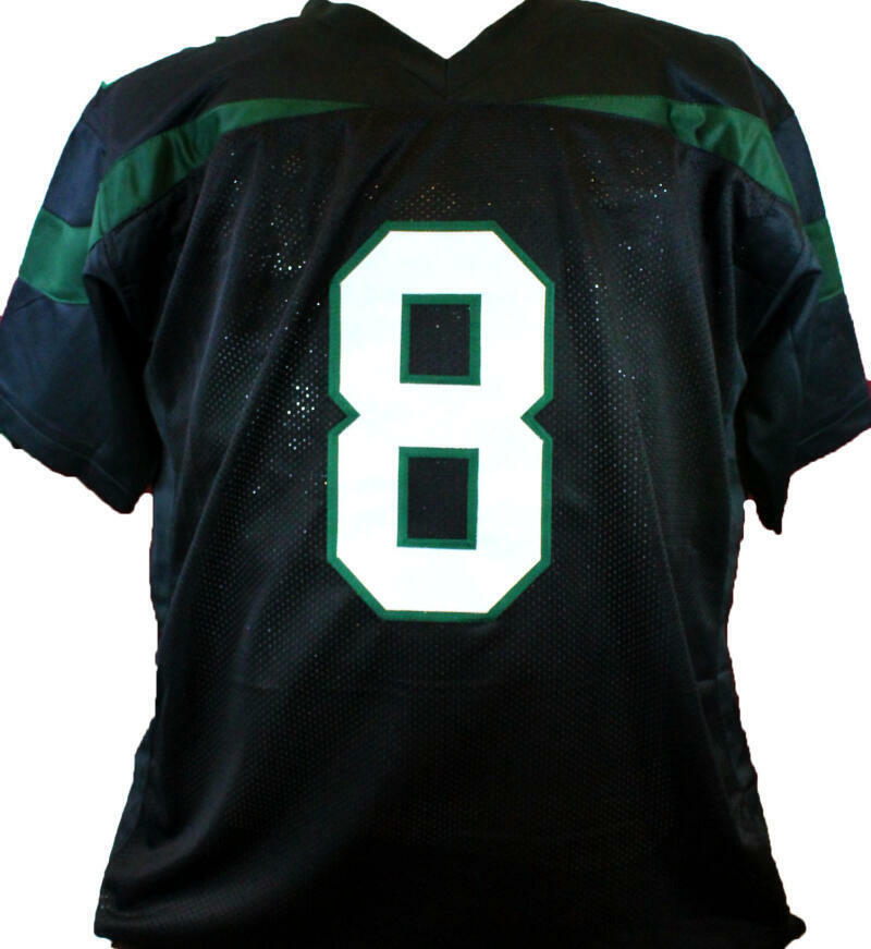 Elijah Moore Autographed Black Pro Style Jersey - Beckett W Hologram *Black