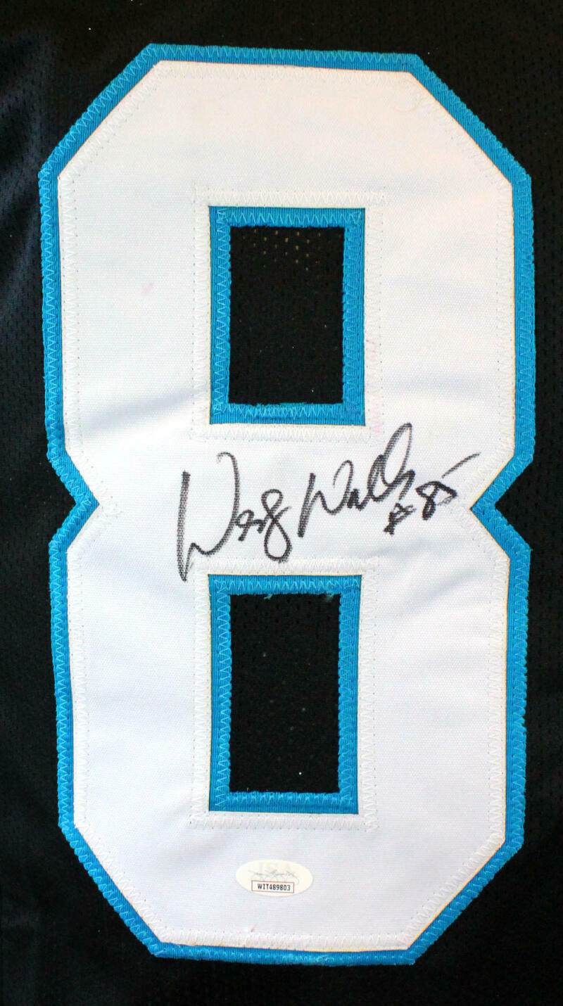 Wesley Walls Autographed Black Pro Style Jersey- JSA Witnessed Auth *Black
