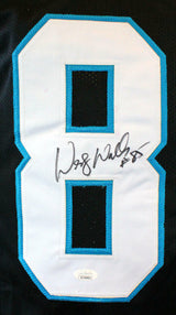 Wesley Walls Autographed Black Pro Style Jersey- JSA Witnessed Auth *Black