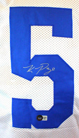 Kwity Paye Autographed White Pro Style Jersey- Beckett W Hologram *Silver