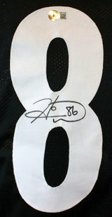 Hines Ward Autographed Black Pro Style Jersey- Beckett W Hologram *Black *8