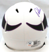 Patrick Jones Autographed Vikings Lunar Speed Mini Helmet- Beckett W *Holo