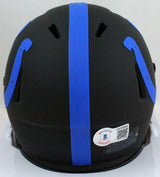 Kwity Paye Autographed Colts Eclipse Speed Mini Helmet-Beckett W Hologram *Silve