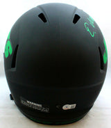 Elijah Moore Signed New York Jets F/S Eclipse Speed Helmet-Beckett W Holo *Green