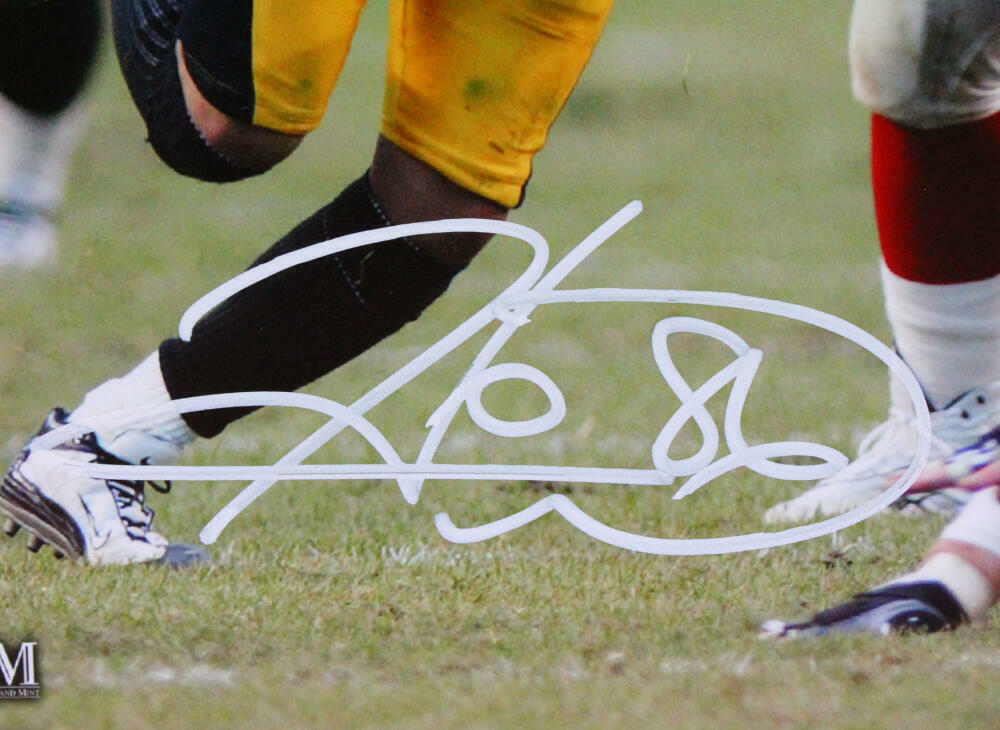 Hines Ward Autographed Steelers 8x10 Running Photo -Beckett W Hologram *White