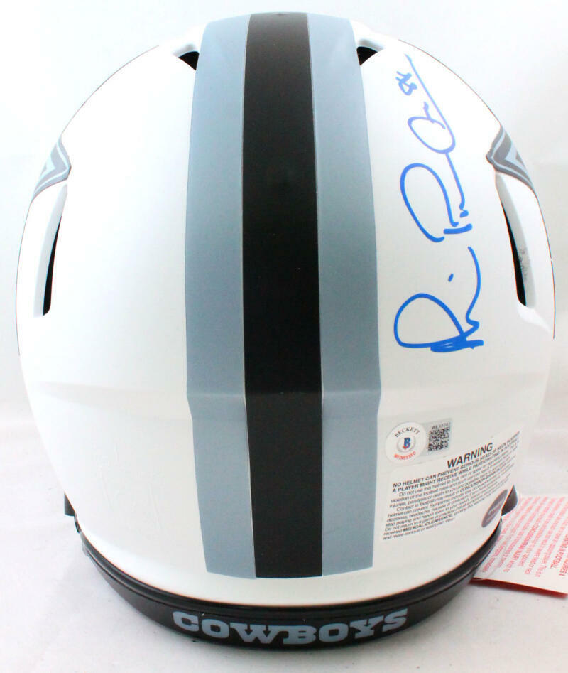 Michael Irvin Signed Cowboys F/S Lunar Speed Authentic Helmet-Beckett W Hologram