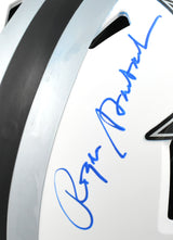 Roger Staubach Signed Cowboys Lunar Speed F/S Authentic Helmet-Beckett W Holo