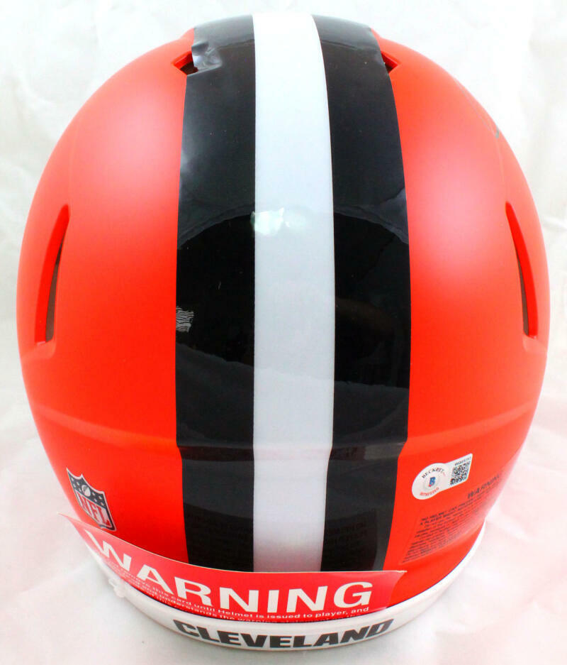 Odell Beckham Signed Cleveland Browns F/S Speed Authentic Helmet-Beckett W Holo