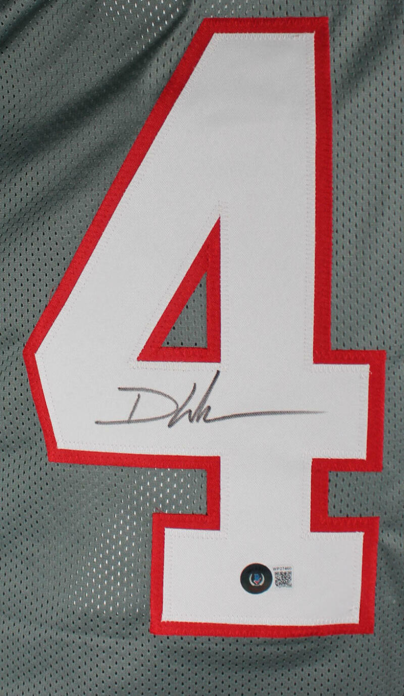Devin White Autographed Grey Pro Style Jersey-Beckett W Hologram *Black