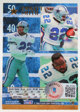 1994 Fleer Ultra #50 Emmitt Smith Cowboys Autograph Beckett Witness