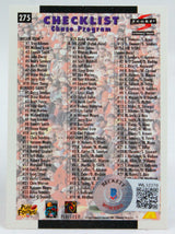 1996 Score Checklist #275 Emmitt Smith Cowboys Autograph Beckett Witness