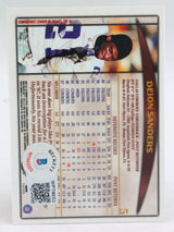 1998 Topps Chrome #5 Deion Sanders Cowboys Autograph Beckett Witness