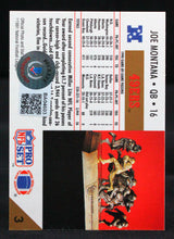 1991 Pro Set #3 Joe Montana San Francisco 49ers Auto Beckett Witness