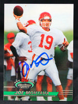 1992 Stadium Club #440 Joe Montana Kansas City Chiefs Auto Beckett Witness