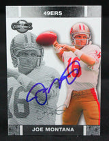 2007 Topps Co Signers #42 Joe Montana San Francisco 49ers Auto Beckett Witness