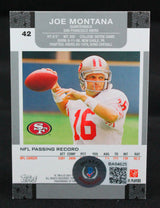 2007 Topps Co Signers #42 Joe Montana San Francisco 49ers Auto Beckett Witness