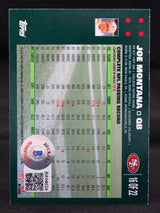 2007 Topps #16 Joe Montana San Francisco 49ers Autograph Beckett Witness