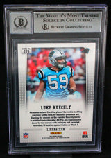 2012 Panini Prizm #279A Luke Kuechly Carolina Panthers BGS Autograph 10