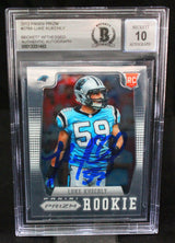 2012 Panini Prizm #279A Luke Kuechly Carolina Panthers BGS Autograph 10