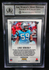 2012 Panini Prizm #279A Luke Kuechly Carolina Panthers BGS Autograph 10