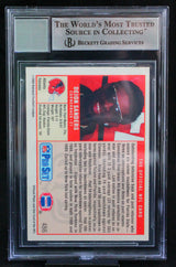 1989 Pro Set #486 Deion Sanders Atlanta Falcons BGS Autograph 10