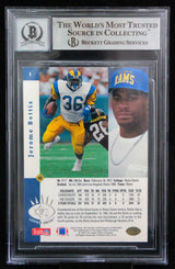 1993 SP #6 Jerome Bettis Los Angeles Rams BGS Autograph 10
