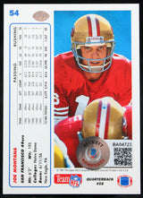 1991 Upper Deck #54 Joe Montana 49ers Autograph Beckett Witness