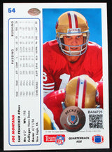 1991 Upper Deck #54 Joe Montana 49ers Autograph Beckett Witness