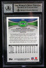 2012 Topps #165A Russell Wilson Seattle Seahawks BGS Autograph 10