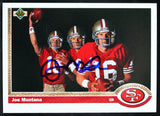 1991 Upper Deck #54 Joe Montana 49ers Autograph Beckett Witness