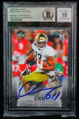 2020 Leaf Draft #23 Chase Claypool Notre Dame Fighting Irish BGS Autograph 10