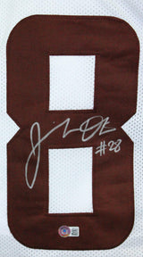 Jeremiah Owusu-Koramoah Autographed White Pro Style Jersey- BA W Hologram *8