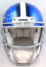 Ezekiel Elliott Signed Cowboys F/S Flash Speed Authentic Helmet-Beckett W Holo