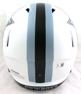 Ezekiel Elliott Autographed Cowboys Lunar F/S Speed Helmet- Beckett W Hologram