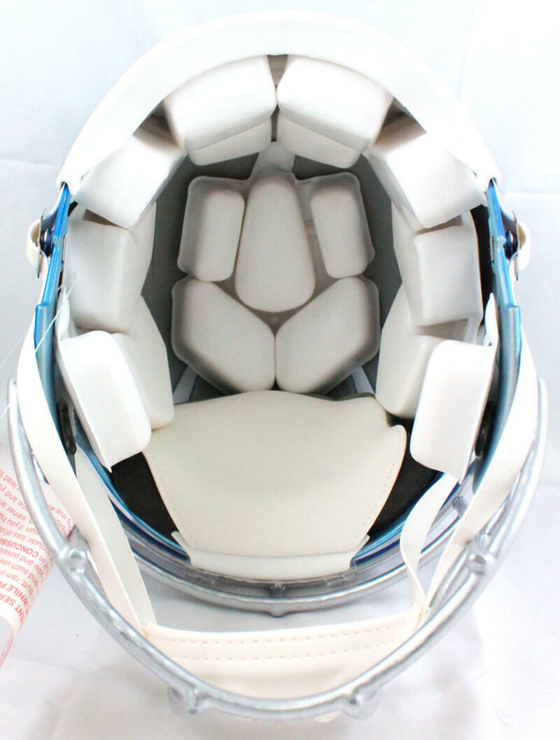 D'Andre Swift Autographed Detroit Lions F/S Flash Speed Authentic Helmet-Fanatic