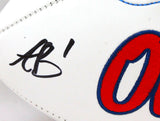 A.J. Brown Autographed Ole Miss Rebels Logo Football-Beckett W Hologram *Black