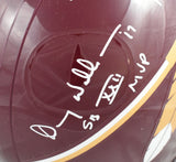 Mark Rypien Doug Williams John Riggins Signed Redskins F/S Helmet - Beckett W