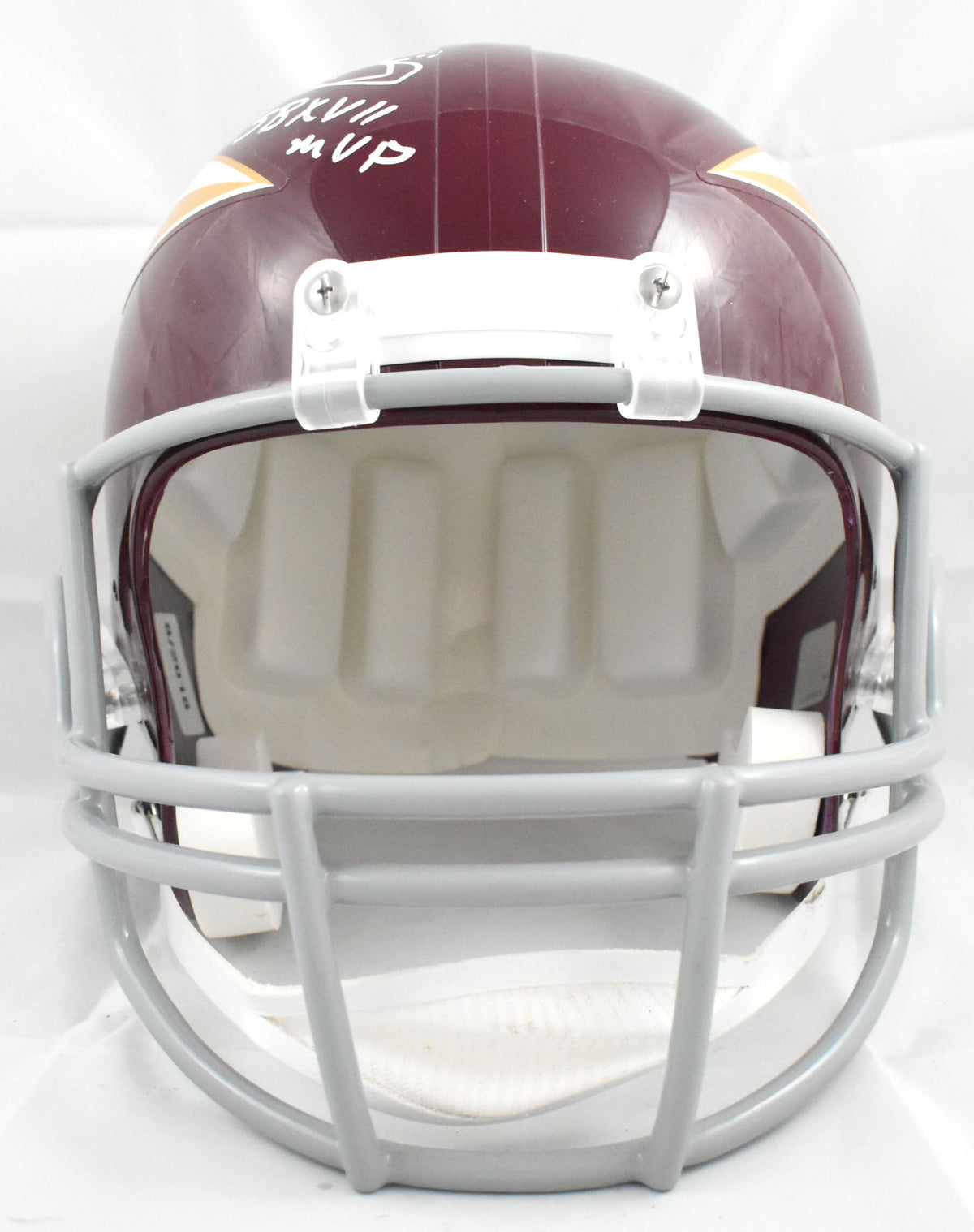 Mark Rypien Doug Williams John Riggins Signed Redskins F/S Helmet - Beckett W
