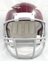 Mark Rypien Doug Williams John Riggins Signed Redskins F/S Helmet - Beckett W