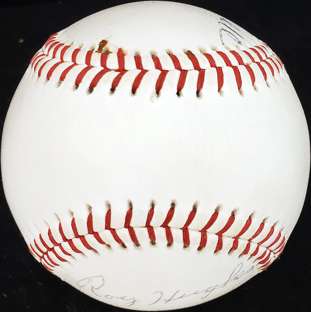 Dean Chance, Luke Sewell, Bob Cain & Roy Hughes Autographed Official Little League Baseball Vintage PSA/DNA #C11547