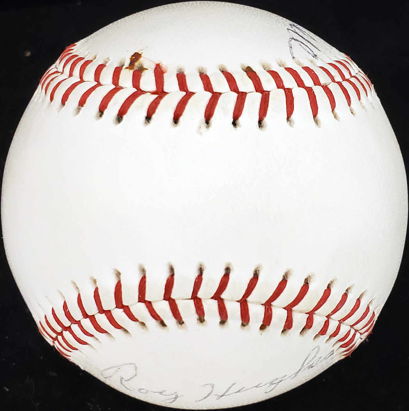 Dean Chance, Luke Sewell, Bob Cain & Roy Hughes Autographed Official Little League Baseball Vintage PSA/DNA #C11547