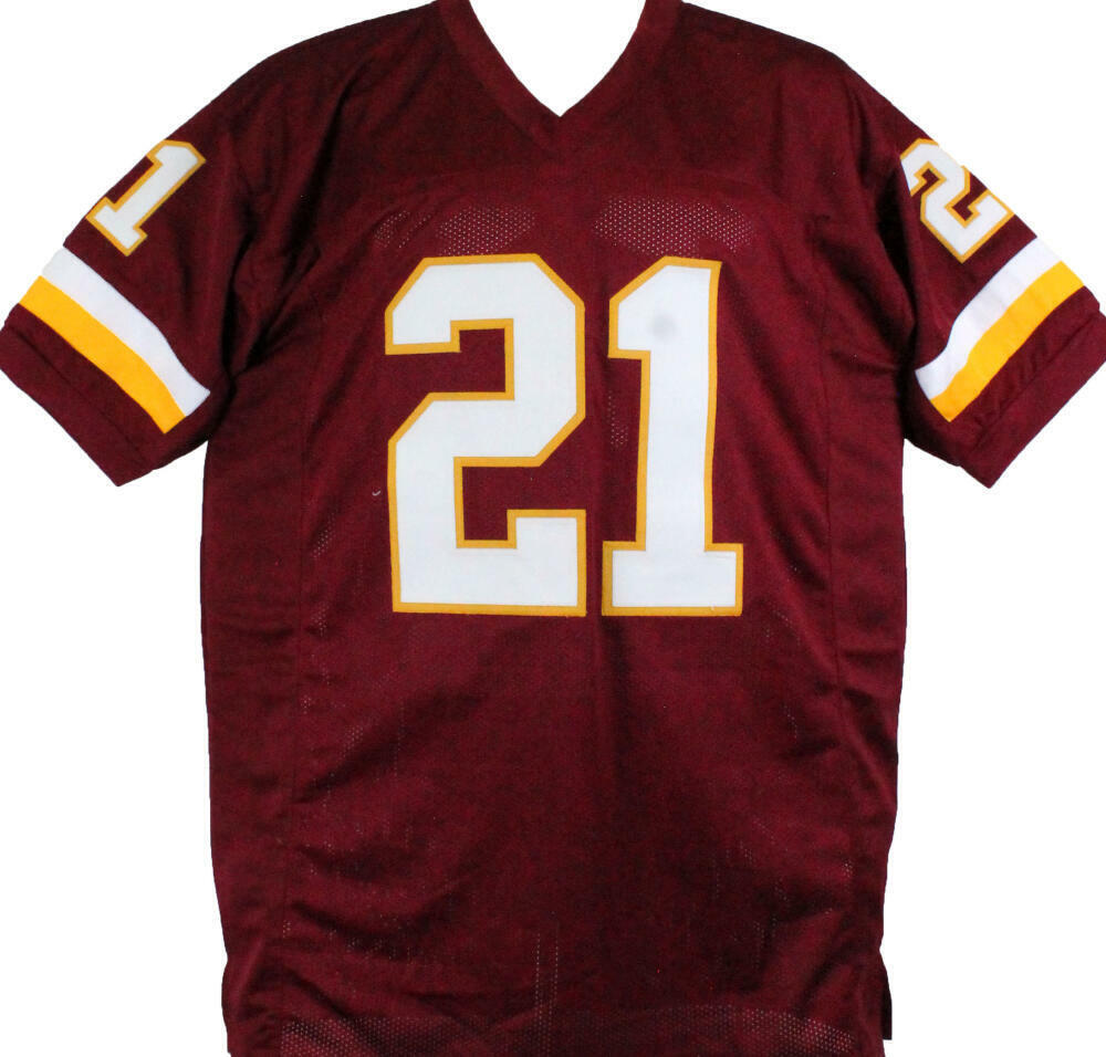 Earnest Byner Autographed Maroon Pro Style Jersey-Beckett W Hologram *Black