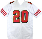 Garrison Hearst Autographed White Pro Style Jersey-Prova *Black