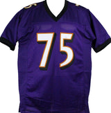 Jonathan Ogden Autographed Purple Pro Style Jersey w/ HOF-Beckett W Hologram