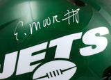 Elijah Moore Autographed New York Jets F/S Speed Authentic Helmet-Beckett W Holo