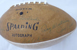 1966-67 Green Bay Packers Super Bowl I Championship Team Autographed Football With 21 Signatures Including Vince Lombardi & Bart Starr Beckett BAS #A52081