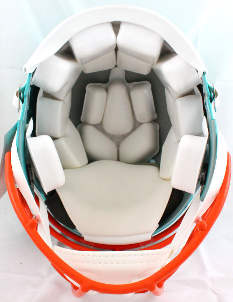 Mike Gesicki Autographed Dolphins F/S Flash Speed Authentic Helmet-BeckettW Holo