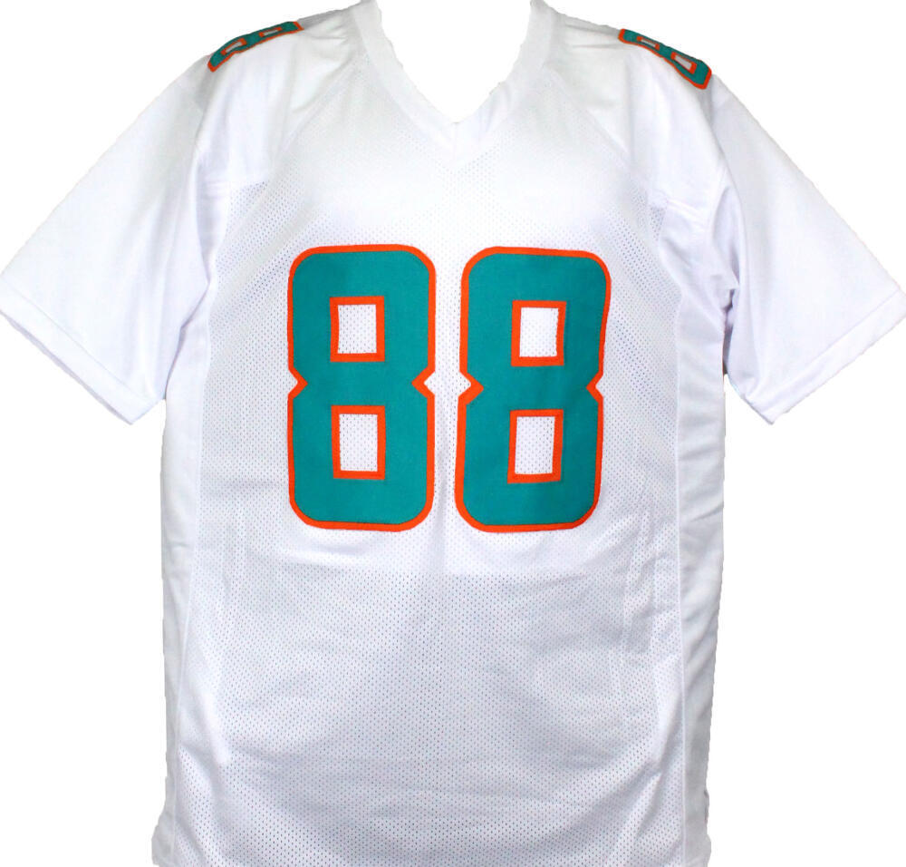 Mike Gesicki Autographed White Pro Style Jersey-Beckett W Hologram *Silver